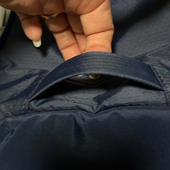 Pacsafe Dark Blue Backpack with Bright Blue Accents - Picture 10 of 13